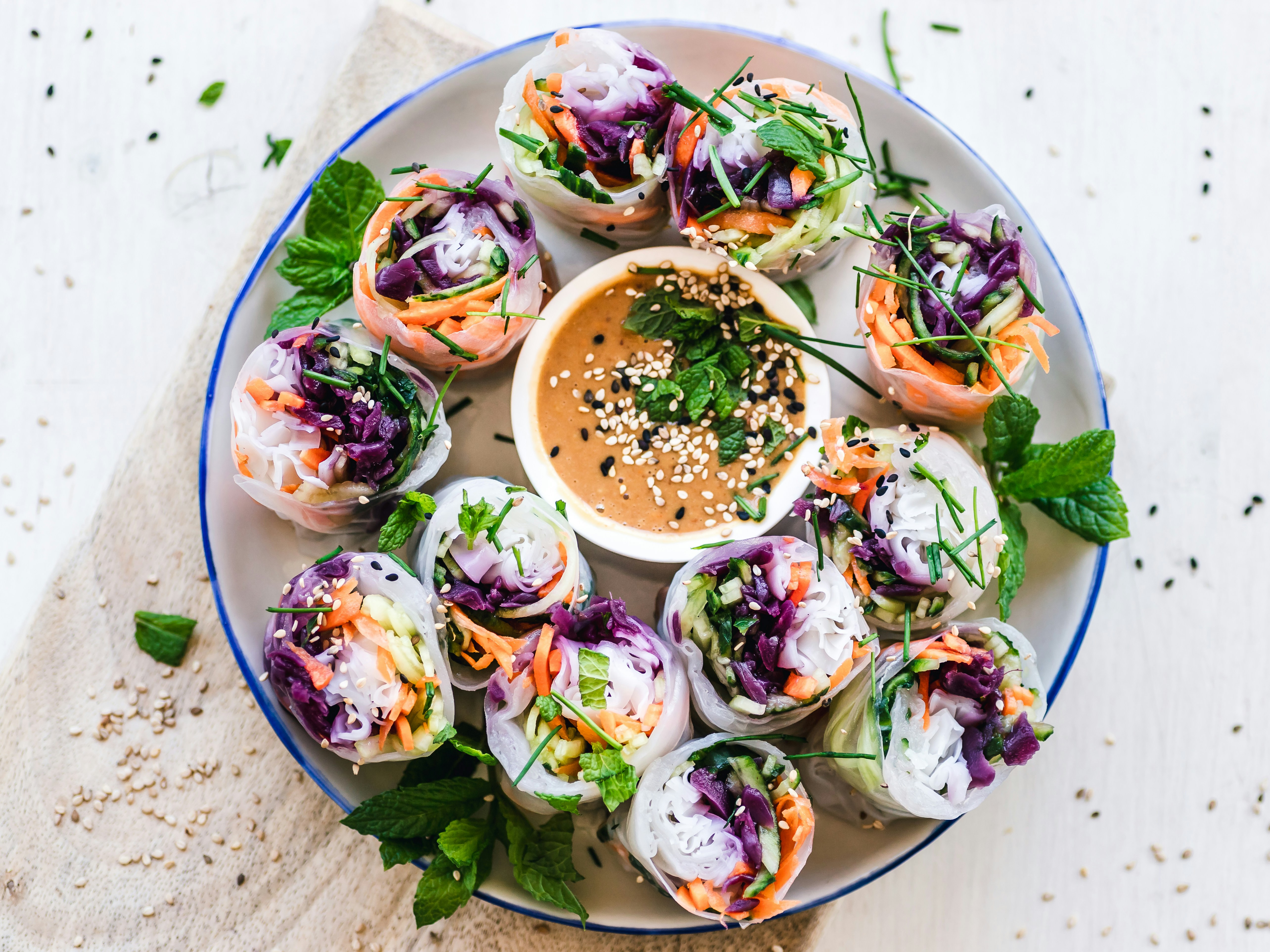 Rice paper rolls